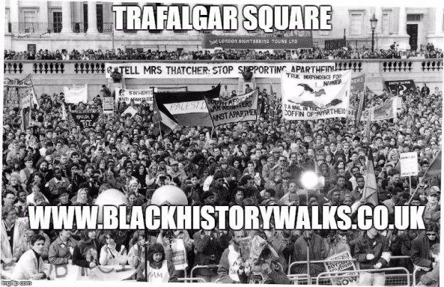 Trafalgar Square Black History walk | Blacknet UK