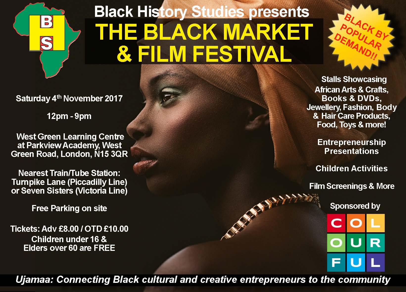 The Black Market & Film Festival - Saturday 4th November 2017 | Blacknet UK