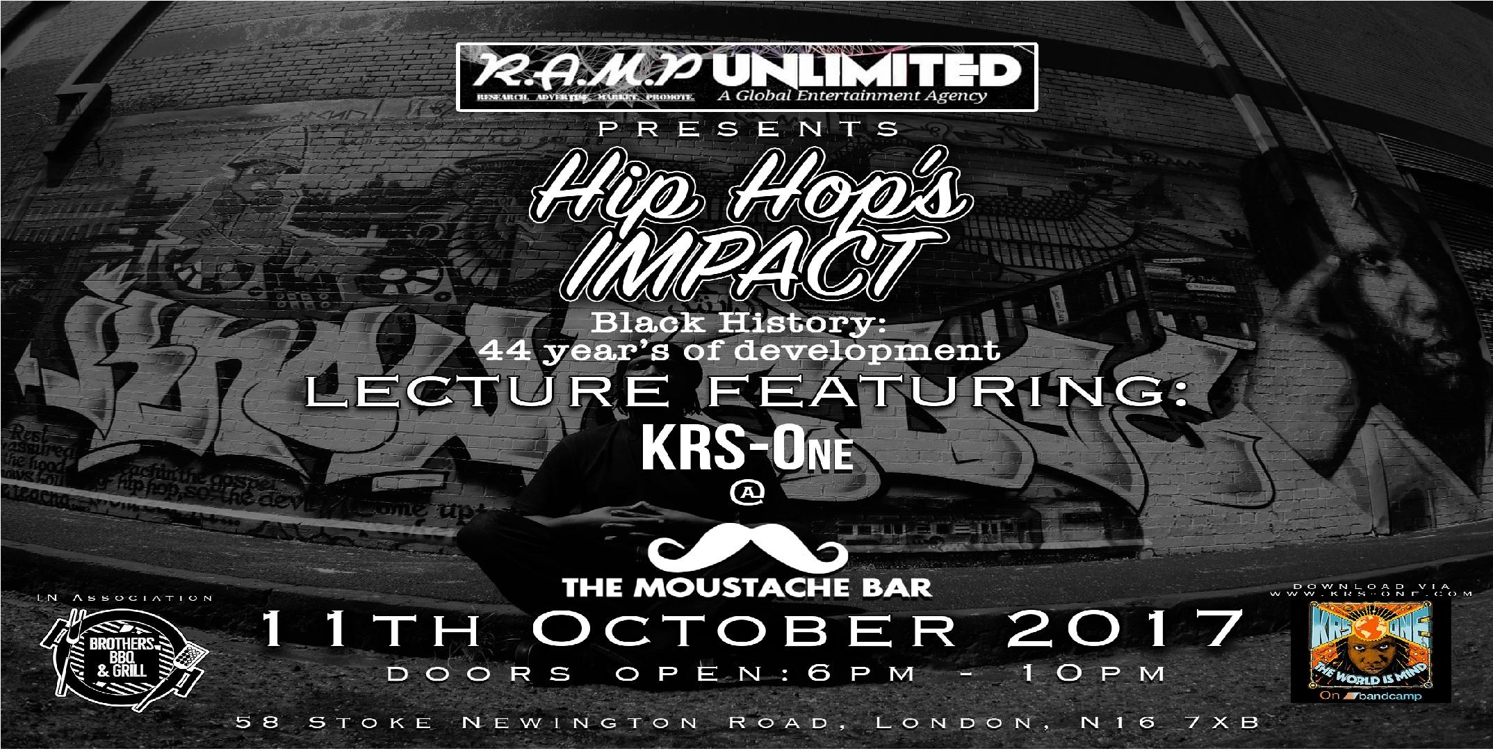 Hip Hop's IMPACT on Black History LECTURE FEATURING: KRS-One | Blacknet UK