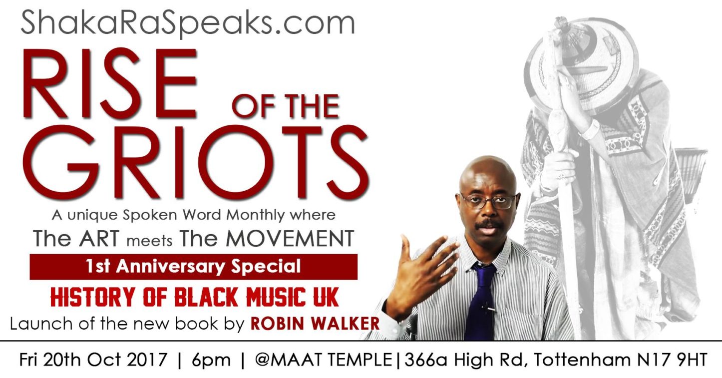 Rise of the Griots: Black Music UK feat Robin Walker Book Lanuch | Blacknet UK