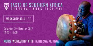 African Mbira Workshop with Takudzwa Mukiwa - Taste of Southern Africa | Blacknet UK