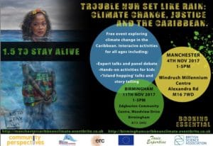 Trouble nuh set like Rain: climate change, justice and the Caribbean (Manchester) | Blacknet UK