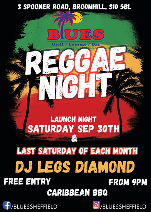 Reggae Night with Legs Diamond | Blacknet UK