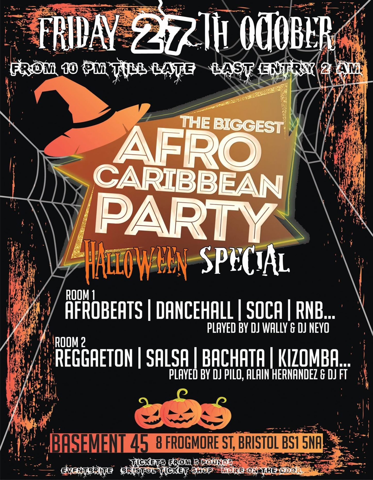 THE BIGGEST AFRO CARIBBEAN PARTY HALLOWEEN SPECIAL | Blacknet UK