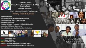 Croydon Council BAME Network: BHM Celebration - Public Event | Blacknet UK