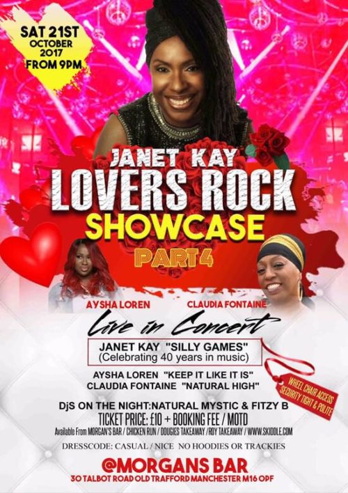 Janet Kay Lovers Rock Showcase Part 4 Manchester 21 Oct | Blacknet UK