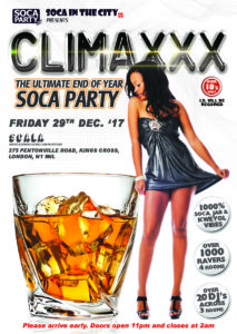 CLIMAXXX - The Ultimate End Of Year Sexy Soca Party | Blacknet UK