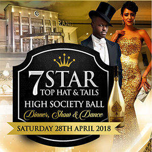 7 star High Society Dinner Dance and Ball Banner