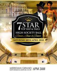 The 7 Star High Society Top Hat and Tails Dinner and Dance Ball