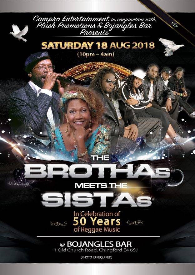 The Brothas meets The Sistas – Celebrating 50 years of reggae music ...