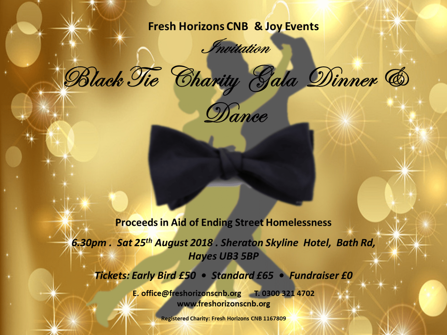 Black tie charity outlet events