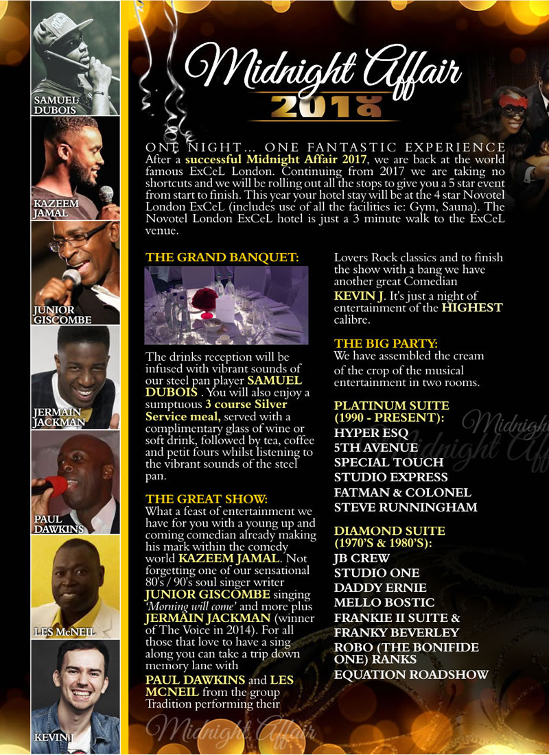 The Midnight Affair 2018 New Years Eve Party