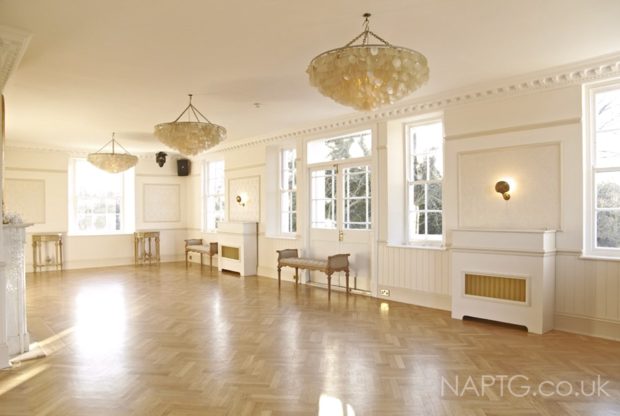 inside mansion house dance floor