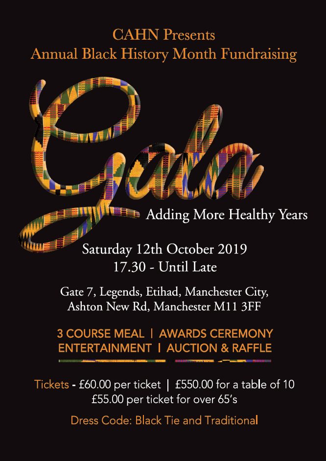 The Annual Black History Month Fundraising Gala 2019 - Manchester