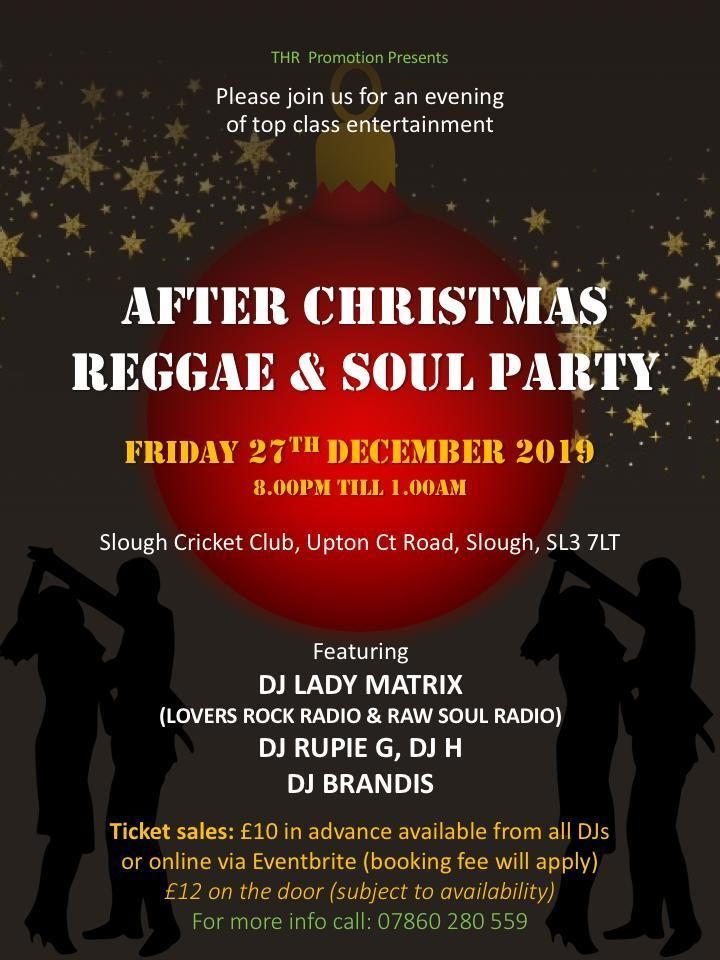 After Christmas Reggae & Soul Party