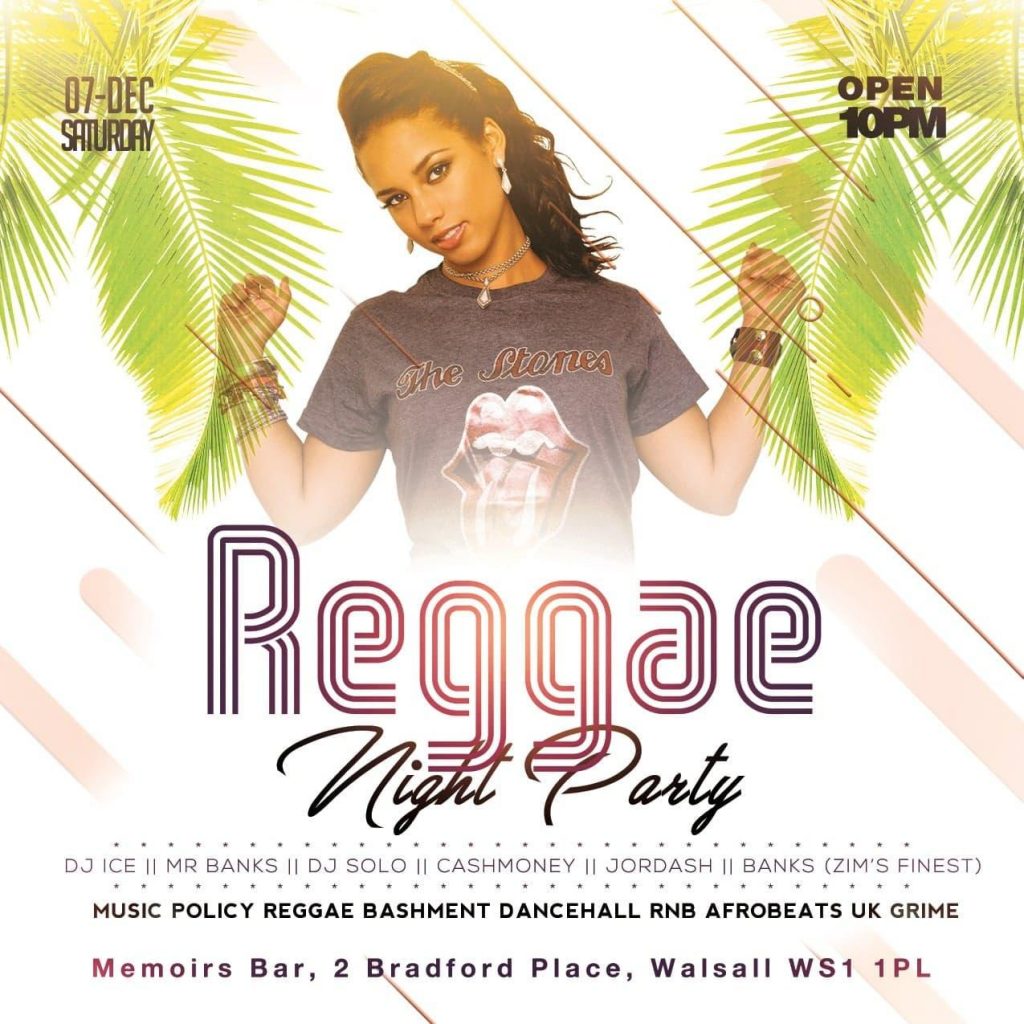 REGGAE NIGHT PARTY - blacknet