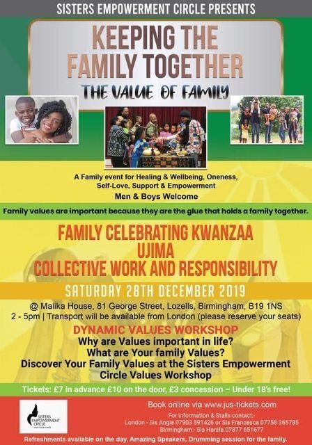 Sister Empowerment Kwanzaa Event