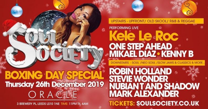 Soul Society Leeds Boxing Day Special
