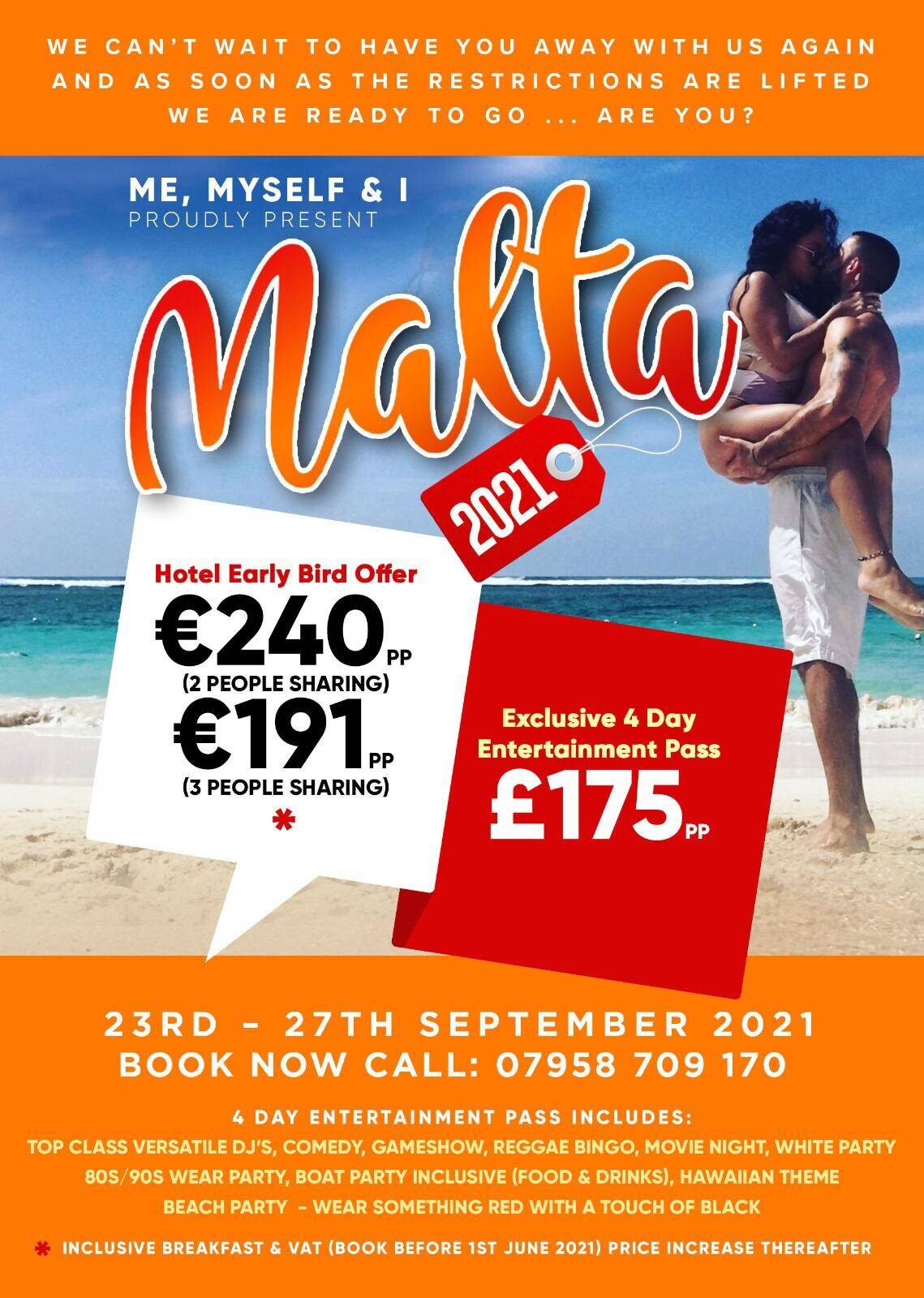 Me, Myself & I - Malta 2021