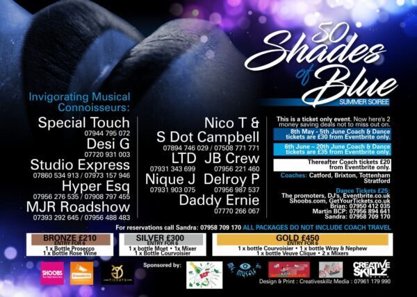 50 Shades of Blue Summer Soiree