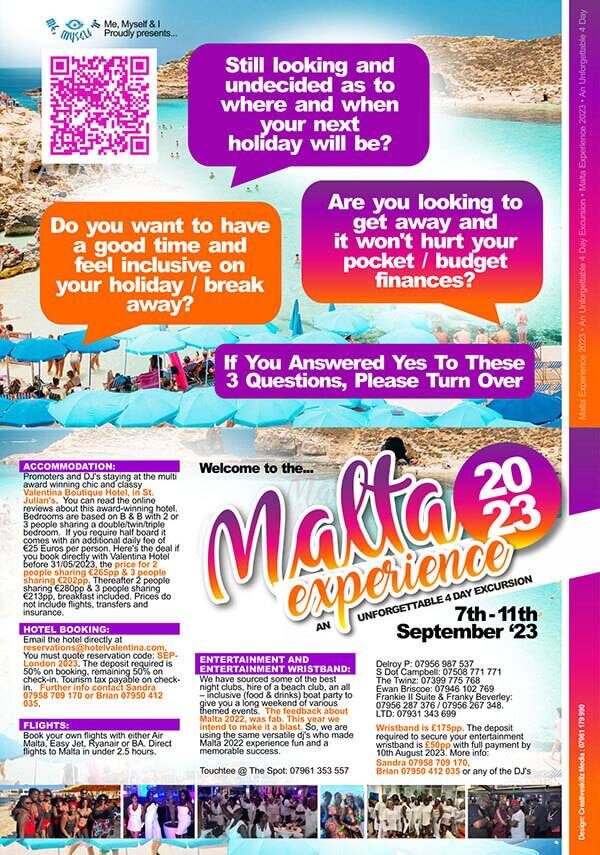 The Malta Experience 2023